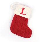 Knitted Christmas Stocking Tree Ornament