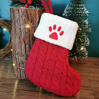 Knitted Christmas Stocking Tree Ornament